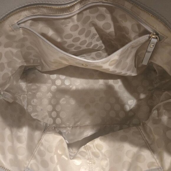 Kate Spade Cedar Street Harmony Two-Tone Beige & Black Leather Shoulder Bag - Picture 5 of 5